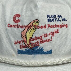 Seattle Washinton Continental Food Vintage Hat Adjustable‎ Ball Cap
